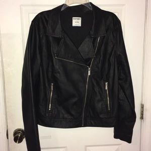 Faux leather jacket